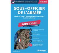 Sous-officier de l'armée - armée de terre - armée de l'air et de l'espace - marine nationale - Tout-en-un Armée de terre - Armée de l'air et de l'espace - Marine nationale - Marc Dalens - Studyrama Ed