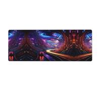 sous-passe le clavier et le tapis de souris extra large, 30,5 x 80 cm, répond aux besoins du bureau, des jeux et des études, créant une expérience de bureau confortable et efficace.