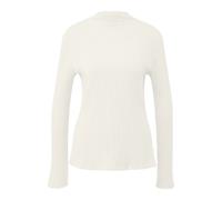 Sous-pull côtelé avec col montant femme QS Blanc XL