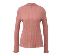 Sous-pull côtelé avec col montant femme QS Rose XL