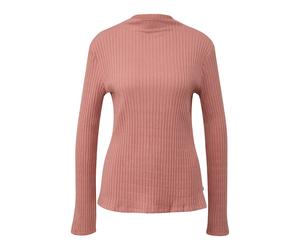 Sous-pull côtelé avec col montant femme QS Rose XL
