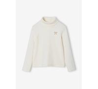 Sous-pull en maille polaire fille écru 4A