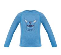 Sous Pull Merino Poivre Blanc 1840 Meteor Heather Stripe 2 Fille Bleu 2023 taille 3 ans