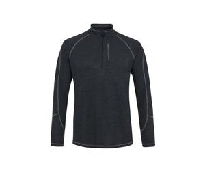 Sous pull Protest LOUISIANA 1/4 zip top (True Black) homme S