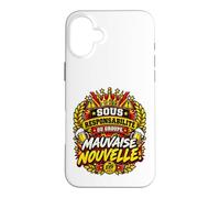 sous Responsabilité du Groupe Mauvaise Nouvelle EVG Marié Coque pour iPhone 16 Plus