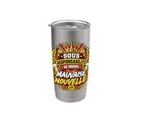 Sous Responsabilité du Groupe Mauvaise Nouvelle EVG Marié Gobelet isotherme en acier inoxydable double paroi