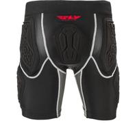 Sous-short de compression - FLY RACING - Barricade - Noir - Zones mesh ventilées - Protections latérales et coccyx S