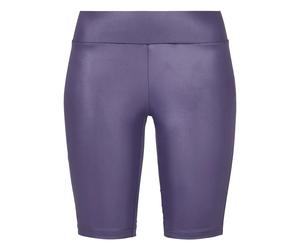 Sous-short vÃ©lo cuir synthÃ©tique femme Urban Classics Violet XS