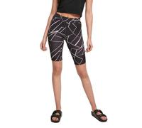 Sous-short vélo femme - Urban Classics - AOP - Ajusté - Ceinture élastique - Imprimé géométrique noir XS
