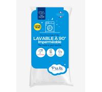 Sous taie d'oreiller imperméable peut bouillir 90°C blanc 40X60
