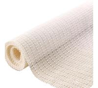 sous Tapis Antidérapant 100 x 300 cm Antidérapant Tapis Stopper Disponible en Plusieurs Tailles Facile à Laver Peut Etre Coupé pour Tous Types de Sols, Blanc cassé