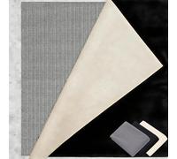 sous-Tapis Antidérapant 125 x 270 cm Réutilisable et sans Odeur, Découpable, Lavable, Taille Personnalisable, Moquette Anti Glisse Découpable pour Tous Types de Sols, Gris Brun