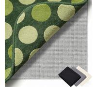 sous-Tapis Antidérapant 125 x 270 cm Réutilisable et sans Odeur, Découpable, Lavable, Taille Personnalisable, sous-Couche de Tapis Antidérapante pour Tous Types de Sols, Gris Brun