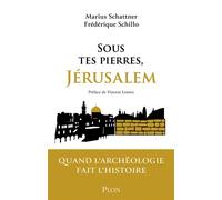 Sous tes pierres, Jérusalem Ou les ruses de l'archéologie - Marius Schattner - Plon - broché - Essai