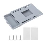 sous Tiroir De Bureau Gris Compact Multifonctionnel Stickup sous Table Tiroir Poignée De Rangement Grand Gris pour Étude Travail Jeu Dressing