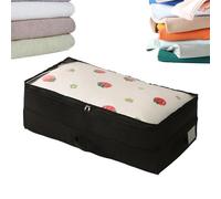 Sous une boîte de rangement de lit - Tissu Oxford 600D sous le bac de rangement du lit - Boîte de rangement pliable - Vêtements de grande capacité - Closet Appartement - Maison - Dortoir - Chambre à