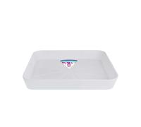 Sous-Vase Loft Urban Soucoupe Carrée 28 Blanc Elho