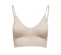 Sous vÃªtement femme Only Onlvicky Rib Top Noos Beige M/L