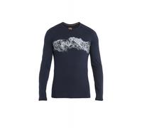Sous-vÃªtement technique ICEBREAKER Merino 200 Oasis LS Crewe (Midnight Navy) homme L