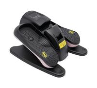 Sous vélo elliptique, mini vélo d'appartement, entraîneur de jambes, vitesse réglable avec télécommande et écran LCD, pédalier assis électrique pour bureau à domicile (rose)