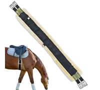 Sous-ventre de selle western, sangle western pour,Sous-ventre anglais élastique en acier inoxydable en polaire Cinch pour cheval | pour selle respirante résistante Sous-ventre pour cavall