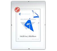 Sous Verre 40x50 sans cadre, cadre a clip, Verre en polystyrene antireflet