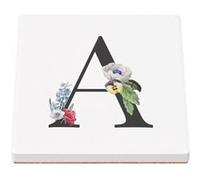 Sous Verre Céramique (1 unité) - Fabulous - A Anna Adèle Ambre Lettre Alphabet Prénom (100 x 100 mm) G