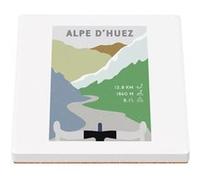 Sous Verre Céramique (1 unité) - Fabulous - Alpe d'Huez Cyclisme (100 x 100 mm) G
