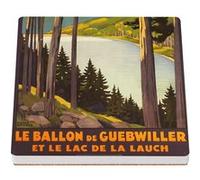 Sous Verre Céramique (1 unité) - Fabulous - Alsace Lorraine France Affiche Vintage (100 x 100 mm) G