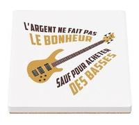 Sous Verre Céramique (1 unité) - Fabulous - Batman Superman Spiderman Ma Maman Humour Super Mere (100 x 100 mm) G