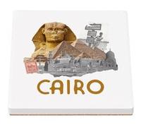 Sous Verre Céramique (1 unité) - Fabulous - Caltiki the Immortal Monster Cinéma Vintage (100 x 100 mm)