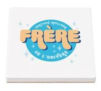 Sous Verre Céramique (1 unité) - Fabulous - Certifié meilleur Infirmier de l'univers (100 x 100 mm) G