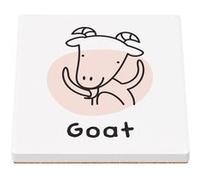 Sous Verre Céramique (1 unité) - Fabulous - Citations Célèbres Coluche Pour Critiquer les Gens il Faut les Connaître (100 x 100 mm) G