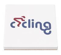 Sous Verre Céramique (1 unité) - Fabulous - Cygnes Amoureux Coeur Parade Nuptiale (100 x 100 mm) G