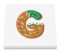 Sous Verre Céramique (1 unité) - Fabulous - Gang De Chiots Bebes Chiens Marron Creme (100 x 100 mm) G
