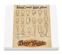 Sous Verre Céramique (1 unité) - Fabulous - Gustave Klimt / Douleurs Distordantes (100 x 100 mm) G