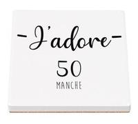 Sous Verre Céramique (1 unité) - Fabulous - J'Adore 62 Pas De Calais Departement France Arras (100 x 100 mm) G