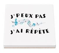 Sous Verre Céramique (1 unité) - Fabulous - J'peux pas je suis Vegan (100 x 100 mm) G
