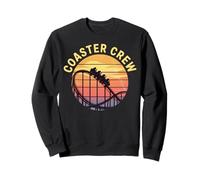 sous-Verre Crew Looping Sunset Roller Coaster Sweatshirt