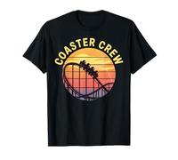 sous-Verre Crew Looping Sunset Roller Coaster T-Shirt