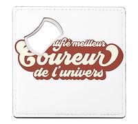 sous Verre Décapsuleur - Certifié Meilleur Coureur de l'univers Course à Pied Vélo Marathon - 1 unité (92 x 92 mm)