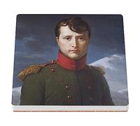 sous Verre en céramique - Napoleon Bonaparte Empereur Francais Portrait Peinture - 1 unité (100 x 100 mm)