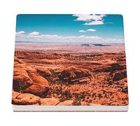 sous Verre en céramique - Vue de Monument Valley Utah USA Canyon Paysage Desert - 1 unité (100 x 100 mm)