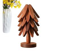 sous-Verre en Forme Arbre | Protège-Table Bois Cuisine Forme Sapin e Noël,Porte-Casserole Protection e Plan e Travail - pour Maison Cuisine Restaurant