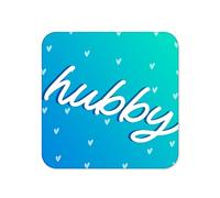 sous-Verre Hubby - Dessous-de-Verre « Work from Home », Cadeaux de départ de Travail, Cadeau de patron, Mari, collègue de Mariage, Plaisanterie, napperon de café pour Couples - CC13