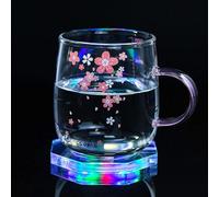 sous-Verre LED - sous-Verres Lumineux Rechargeables, 3 Modes d'éclairage pour bière, Cocktail et vin - Idéal pour Les fêtes, Mariages, Bars et discothèques (Couleur, L'octogone)