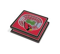 Sous-verres 3D StadiumView de YouTheFan NFL Arizona Cardinals - Stade State Farm