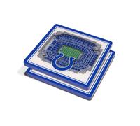 Sous-verres 3D StadiumView des Indianapolis Colts de la NFL YouTheFan - Lucas Oil Stadium