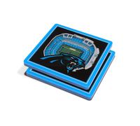 Sous-verres 3D StadiumView des Panthers de la Caroline de la NFL YouTheFan - Stade Bank of America