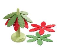 sous-Verres Arbre | Sets De sous-Assiettes Arbre Gain De Place,Tapis en Silicone Résistant à la Chaleur Déco pour Table Plan de Travail Ustensiles de